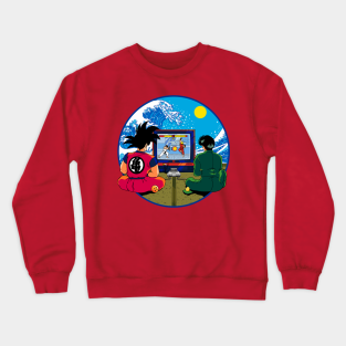 Anime Crewneck Sweatshirt - The Stay-Home Fighters 2020 (Version 2) by ManoysTee